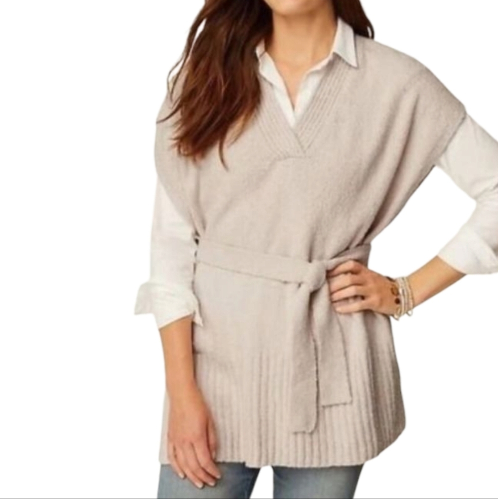 J. Jill Cream Sweater Poncho